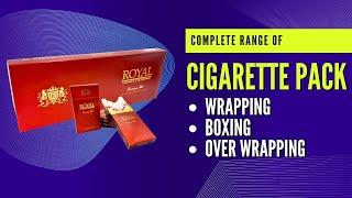 Complete Range Of Cigarette Pack Wrapping Boxing And Over Wrapping Machines