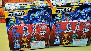 Unboxing Robot Tobot Rescue Team Captain Police Tornado