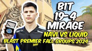 CS2 POV NAVI b1t 194 vs Liquid Mirage BLAST Premier Fall Groups 2024