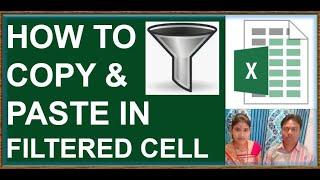 How to copy and paste filtered data using fill option in excel  EXCEL