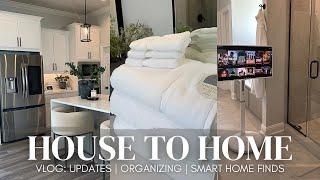 HOUSE TO HOME VLOG  modern cozy home decor + essentials  smart home finds  organization   2024