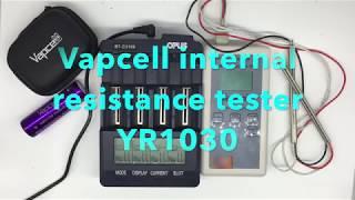 Super fast most precise to test battery ---Vapcell internal resistance tester YR1030