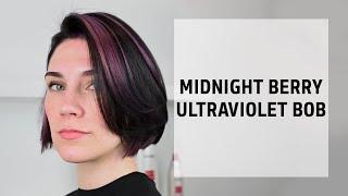 Midnight Berry Ultraviolet Purple Bob  Goldwell Color of the Year 2024  Goldwell Education Plus