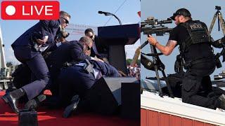  LIVE Secret Service And Police CLASH Over Trump Attack