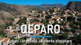 QEPARO fshati i braktisur i Rivierës shqiptare mbi gjirin e Panoramës - #albania #travel #4k #drone