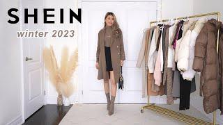 HUGE SHEIN TRY-ON HAUL  winter 2023 outfits 