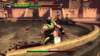 PlayStation 2 - Mortal Kombat Shaolin Monks - Final Boss Scorpion