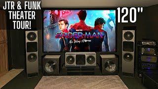 ATMOS 7.3.4 JTR & FUNK Home Theater Tour w  24 BEAST Subwoofer