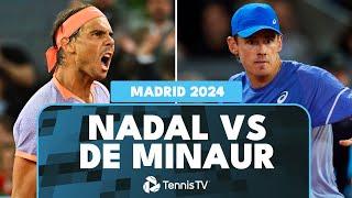 Stunning Rafael Nadal Win vs Alex De Minaur  Madrid 2024 Highlights