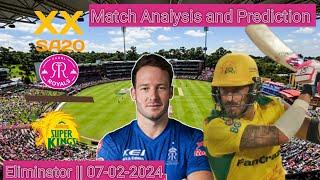 Eliminator Match Prediction  SA20 2024 Match Analysis and Prediction  PR vs JSK Match