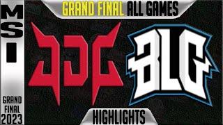 JDG vs BLG Highlights ALL GAMES  MSI 2023 GRAND FINAL Day 12  JDG Esports vs Bilibili