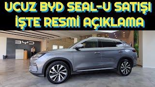 BYD NE ZAMAN UCUZ SEAL-U DMI SATACAK  İŞTE RESMİ AÇIKLAMA