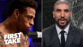 Greg Hardy shouldnt be on the same UFC Fight card as Rachael Ostovich - Ariel Helwani  First Take