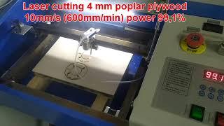 K40 40W Chinese CO2 laser Cutter Engraver Unboxing and First Tests