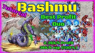 Best PROFIT Duo - Bashmu 2kk+h profit 3kkh exp 100% - Tibia 2021