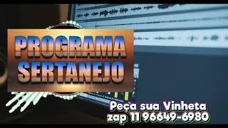 Vinheta para programa sertanejo