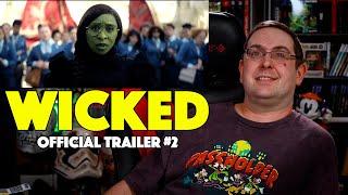 REACTION Wicked Trailer #2 - Cynthia Erivo Movie 2024