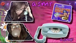 2 12 Hrs ASMR relaxation On the Phone with Loretta RP gum party planning Pencil & Paper writing