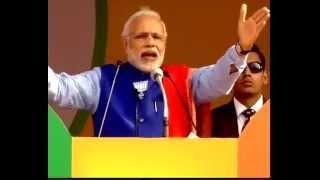 PM Modis Public Address at Ramlila Maidan in Delhi