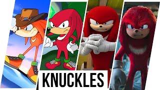 Knuckles the Echidna Evolution in Movies & TV Shows 1996-2024