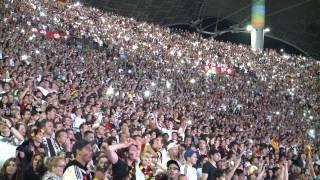 Wir sind Weltmeister - Public Viewing im Olympiastadion München