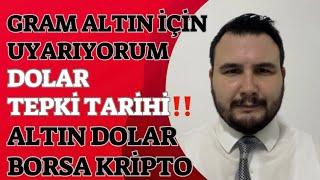 Gram Altın İçin UYARIYORUM‼️Altın Yorumları. Dolar Yorumları. Borsa Yorumları. Gümüş Hedef 50₺. Btc