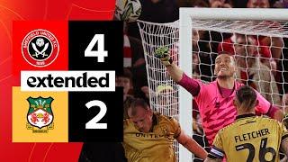 Sheffield United 4-2 Wrexham  Extended Carabao Cup highlights