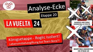 Königsetappe letzte schwere Bergankunft Roglic ohne Team? Analyse-Ecke La Vuelta Etappe 20