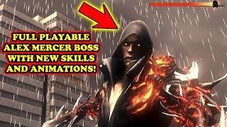 NEW Alex Mercer Final Boss PLAYABLE Skills & Moveset Animation 2023 UPDATE  Prototype 2 PC