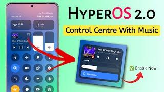  Install Now   HyperOS 2 0 Control Centre With Music