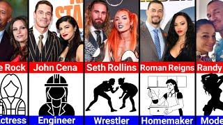 WWE Wrestlers Their Wives Professions