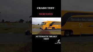 Crash test frenos de camiones marcedes benz y volvo #trucks #volvotrucks #trucking #trucksimulator