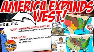 Westward Expansion US History American Manifest Destiny Video by Instructomania