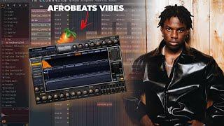 How To Make Afro Beats With Stock Plugins Rema Oxlade Wizkid  Fl Studio Tutorial