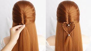 Easy And Cute Hairstyle For Long Hair Girls  Simple Braid Styles For Beginners