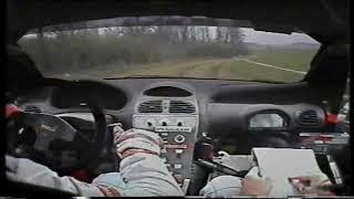 ifj.Tóth János Peugeot 206 WRC Onboard - 2001 Esztergom Rallye SS Hánta