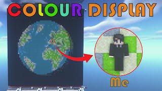 Can I make a PC Screen with Redstone?  Colour Display