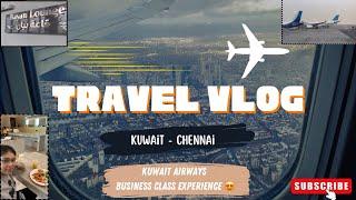 KUWAIT TO CHENNAI TRAVEL ️ VLOG  Kuwait Airways  Style With Sandy