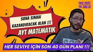 0 NETTEN 40 NETE  AYT MATEMATİK - EN DOĞRU ÇALIŞMA PLANI