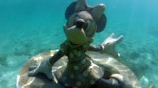 Disney Cruise Castaway Cay Full Snorkeling Experience with Sunken Mickey 20K Sub Minnie Statue