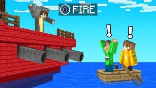 SHIP WARS Battle in Minecraft 1v1v1