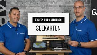 Garmin Seekarten Kartenmaterial wählen Karten auf Kartenplotter übertragen aktivieren und mehr