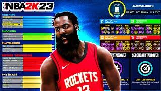 This *PRIME* James Harden Build is UNGUARDABLE in NBA 2K23 BEST 6’5 Guard Builds for Season 4 2K23