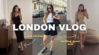 New Summer Sandals & Bag Notting Hill Market & GRWM for a Wedding vlog