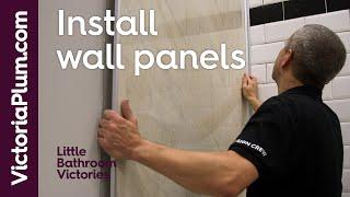 How to fit shower wall panels  Fitting tips from Victoria Plum