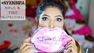 NYX INDIA HAUL UNBOXING & MINI REVIEW  HINA ATTAR