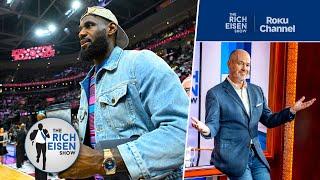 Sooo…What Should We Make of LeBron Attending a Cavs Playoff Game??  The Rich Eisen Show