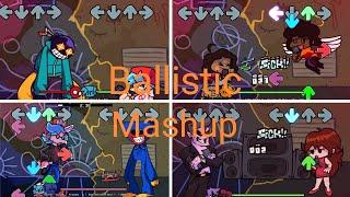 Ballistic But its a Mashup of 4 versions #fnf #fnfmashup #whittyfnf #fridaynightfunkin