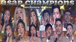 ASAP CHAMPIONS  12-17-2023