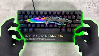 Unboxing the NEW Razer Huntsman Mini Analog Gaming Keyboard - ASMR